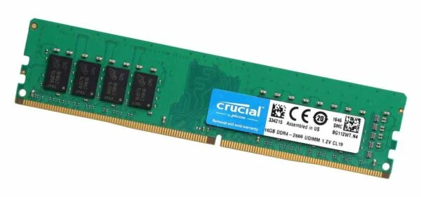 رم دسکتاپ DDR4 تک کاناله 2666  مگاهرتز کروشیال مدل CL17 ظرفیت 16 گیگابایت - Image 3