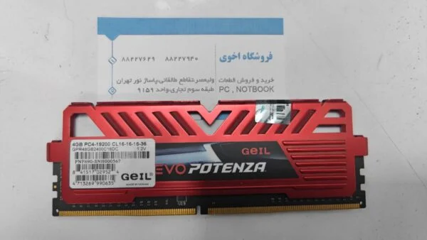 ram gell EVO POTENZA pc4 4gb 1900 cl16 stoc (2400)  رم کامپیوتر ژل استوک - Image 3