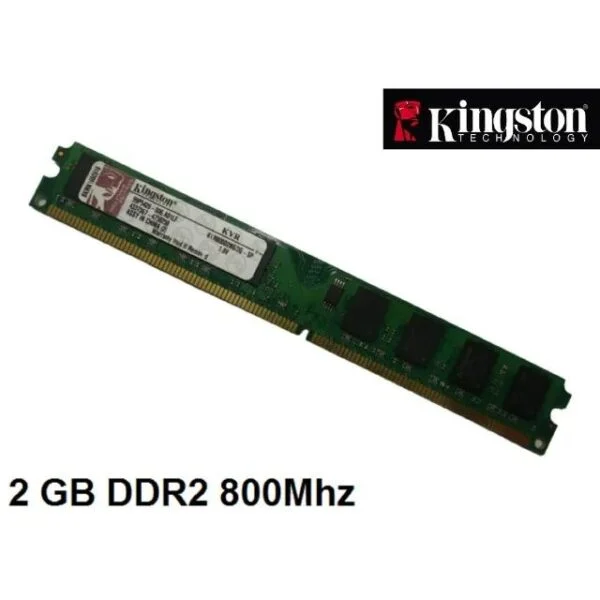 رم دسکتاپ برند 2/800 kingston DDR2 تک کاناله 800 مگاهرتز کینگستون ظرفیت 2 گیگابایت - Image 3