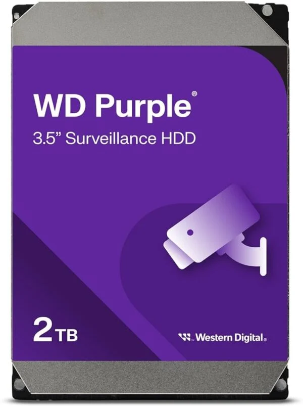 هارددیسک اینترنال وسترن دیجیتال مدل Purple WD20PURZ ظرفیت 2 ترابایت - Image 2