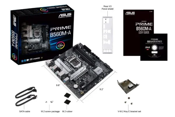 مادربرد ایسوس مدل   ASUS PRIME B560M-A  DDR4 LGA 1200 - Image 4